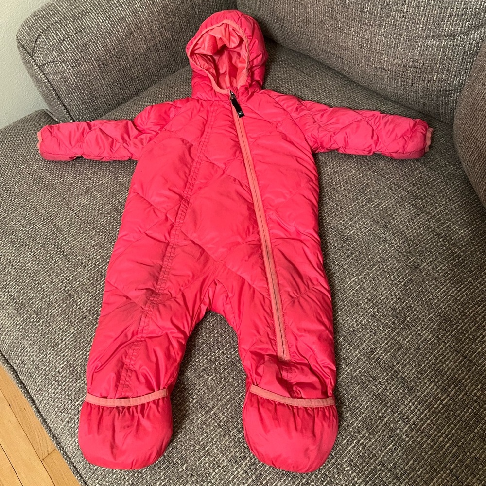 REI Bright Pink Infant Snowsuit
